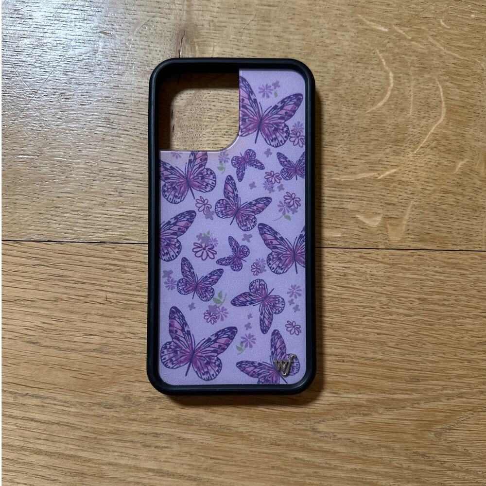 Wildflower - Lavender Butterfly Case for iPhone 13 Pro Max in Purple
